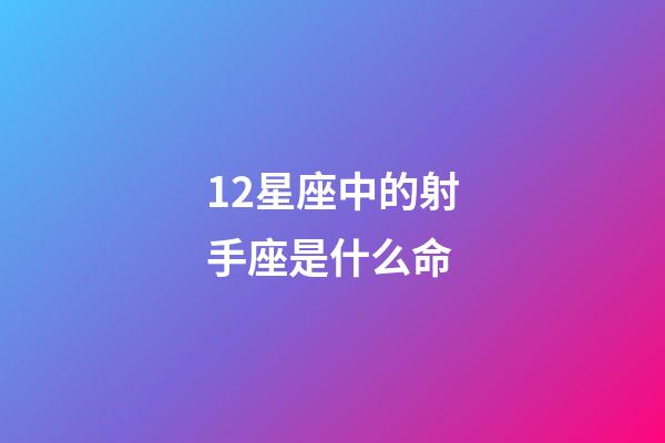 12星座中的射手座是什么命-第1張-星座運勢-玄機派