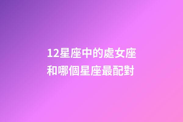 12星座中的處女座和哪個星座最配對-第1張-星座運勢-玄機派