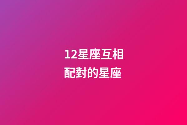 12星座互相配對的星座-第1張-星座運勢-玄機派