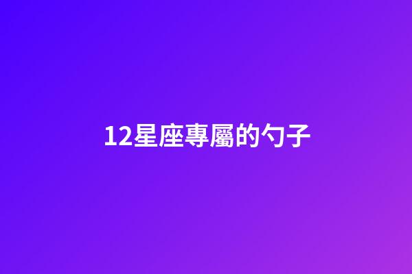 12星座專屬的勺子
