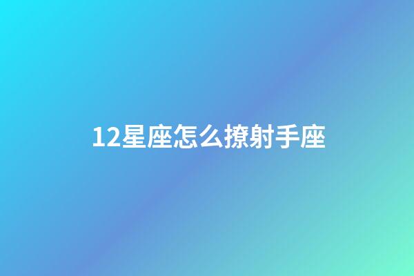 12星座怎么撩射手座-第1張-星座運(yùn)勢(shì)-玄機(jī)派