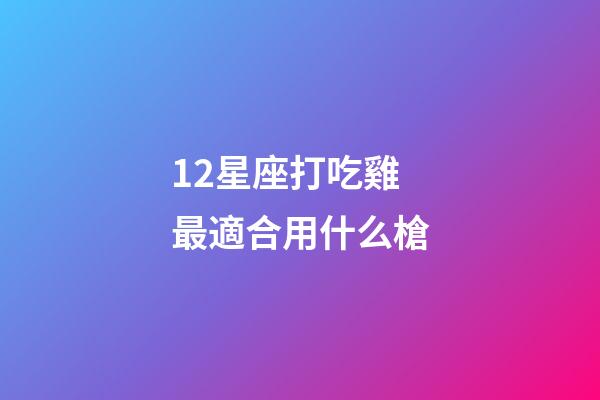 12星座打吃雞最適合用什么槍-第1張-星座運勢-玄機派