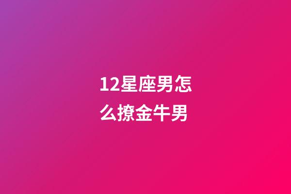 12星座男怎么撩金牛男-第1張-星座運勢-玄機派