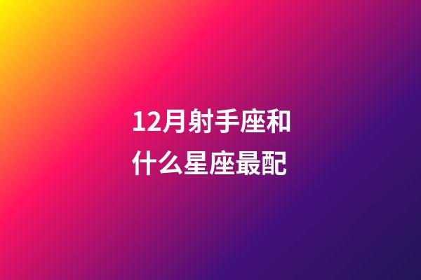12月射手座和什么星座最配-第1張-星座運勢-玄機派