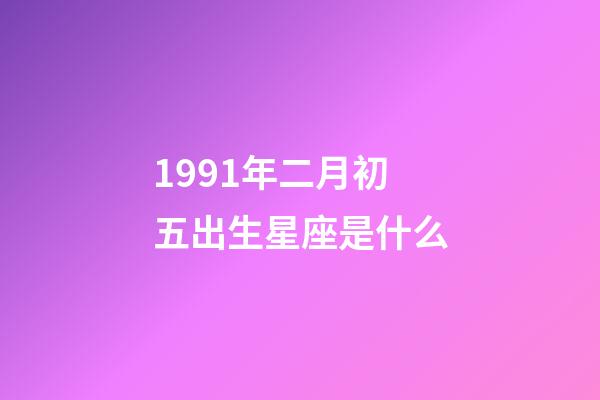 1991年二月初五出生星座是什么-第1張-星座運勢-玄機派