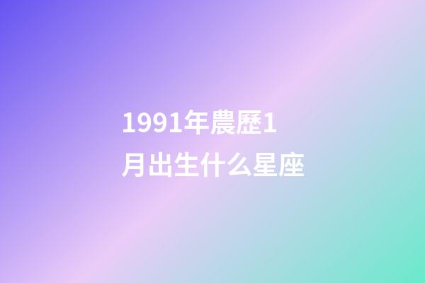 1991年農歷1月出生什么星座-第1張-星座運勢-玄機派