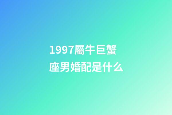 1997屬牛巨蟹座男婚配是什么-第1張-星座運勢-玄機派