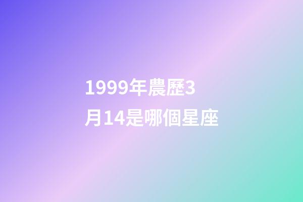 1999年農歷3月14是哪個星座-第1張-星座運勢-玄機派