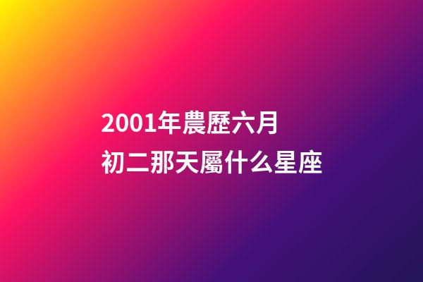 2001年農歷六月初二那天屬什么星座-第1張-星座運勢-玄機派
