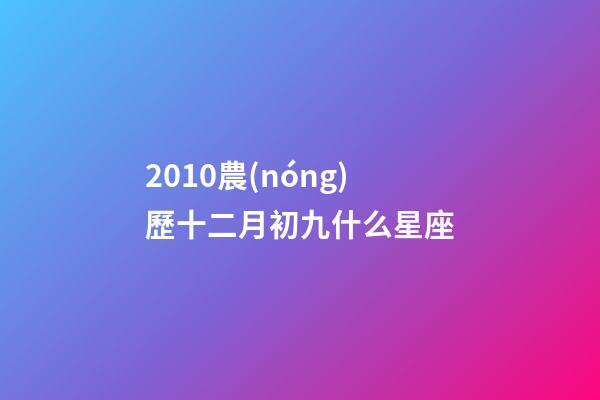 2010農(nóng)歷十二月初九什么星座-第1張-星座運勢-玄機派