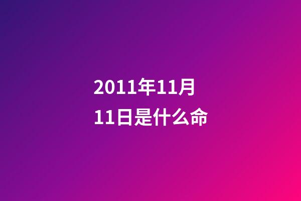 2011年11月11日是什么命(英國男孩出生于11年11月11日11點11分，11歲生日收到11份禮物)-第1張-觀點-玄機派