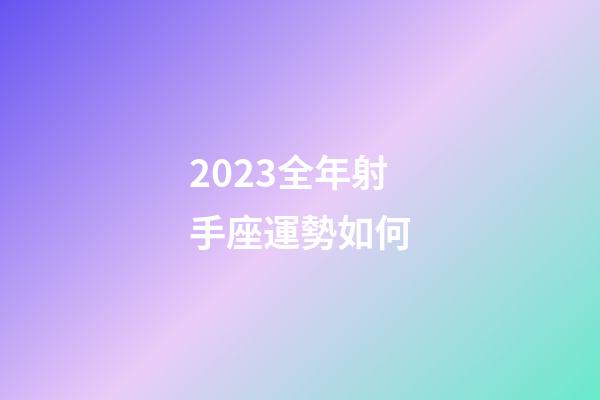 2023全年射手座運勢如何-第1張-星座運勢-玄機派