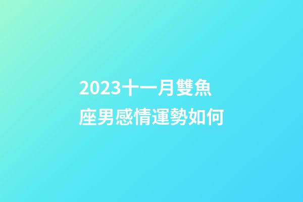 2023十一月雙魚座男感情運勢如何-第1張-星座運勢-玄機派