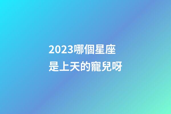 2023哪個星座是上天的寵兒呀-第1張-星座運勢-玄機派