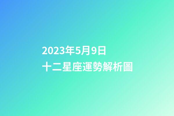 2023年5月9日十二星座運勢解析圖-第1張-星座運勢-玄機派