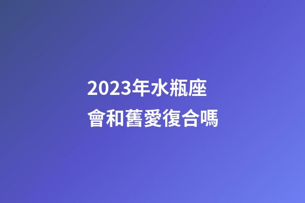 2023年水瓶座會和舊愛復合嗎-第1張-星座運勢-玄機派