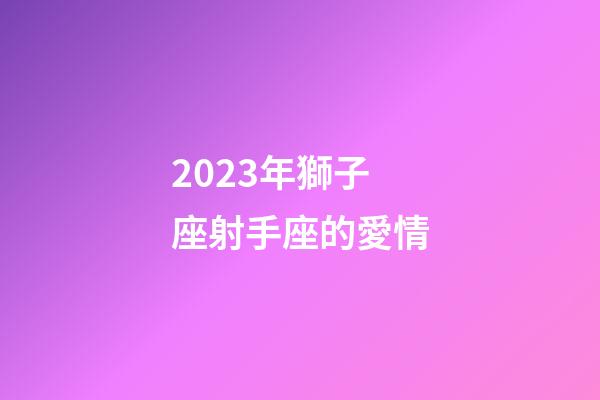 2023年獅子座射手座的愛情-第1張-星座運勢-玄機派