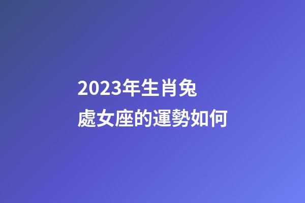 2023年生肖兔處女座的運勢如何-第1張-星座運勢-玄機派