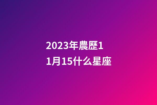 2023年農歷11月15什么星座-第1張-星座運勢-玄機派