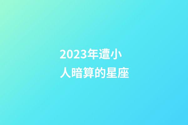 2023年遭小人暗算的星座-第1張-星座運勢-玄機派