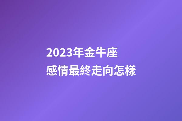 2023年金牛座感情最終走向怎樣-第1張-星座運(yùn)勢(shì)-玄機(jī)派