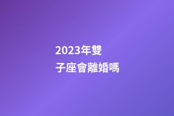 2023年雙子座會離婚嗎-第1張-星座運(yùn)勢-玄機(jī)派