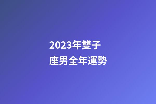 2023年雙子座男全年運勢-第1張-星座運勢-玄機派