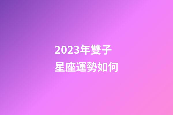 2023年雙子星座運勢如何-第1張-星座運勢-玄機派