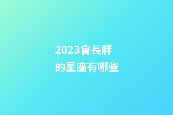 2023會長胖的星座有哪些-第1張-星座運勢-玄機派