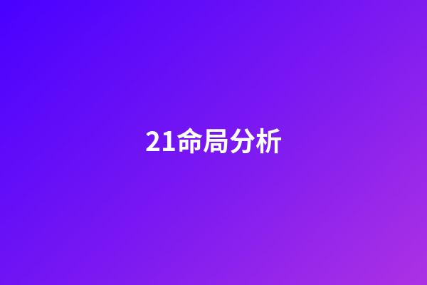 21.命局分析