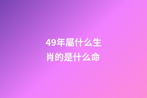 49年屬什么生肖的是什么命(冥冥中真的有“49歲魔咒”嗎？我命由我不由天)-第1張-觀點(diǎn)-玄機(jī)派