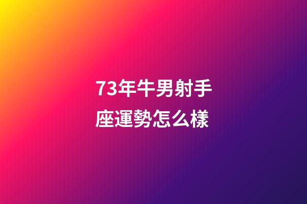 73年牛男射手座運勢怎么樣-第1張-星座運勢-玄機派