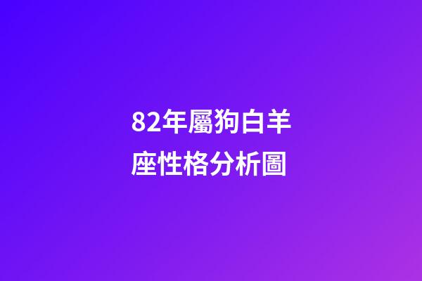 82年屬狗白羊座性格分析圖-第1張-星座運勢-玄機派