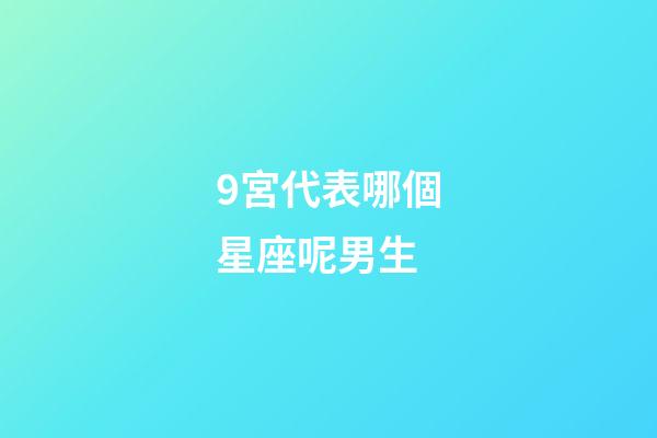 9宮代表哪個星座呢男生-第1張-星座運勢-玄機派