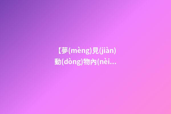 【夢(mèng)見(jiàn)動(dòng)物內(nèi)臟】