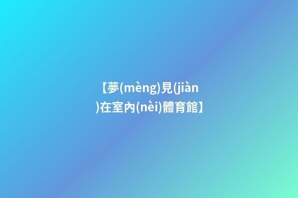 【夢(mèng)見(jiàn)在室內(nèi)體育館】