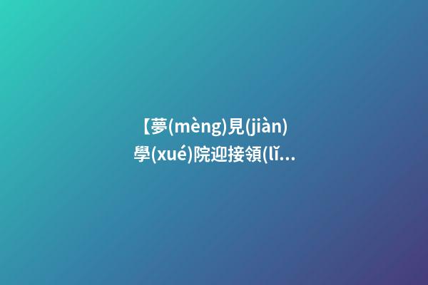 【夢(mèng)見(jiàn)學(xué)院迎接領(lǐng)導(dǎo)】