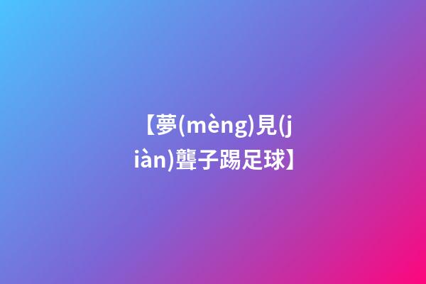 【夢(mèng)見(jiàn)聾子踢足球】