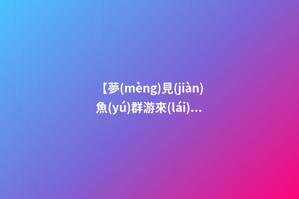 【夢(mèng)見(jiàn)魚(yú)群游來(lái)游去】