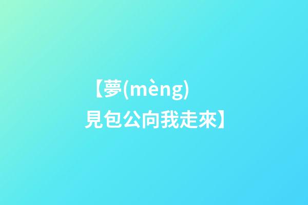 【夢(mèng)見包公向我走來】