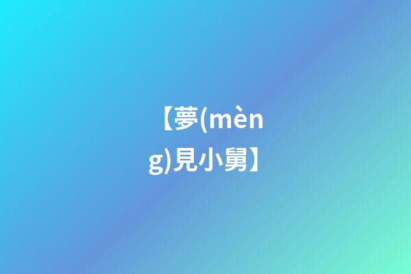 【夢(mèng)見小舅】