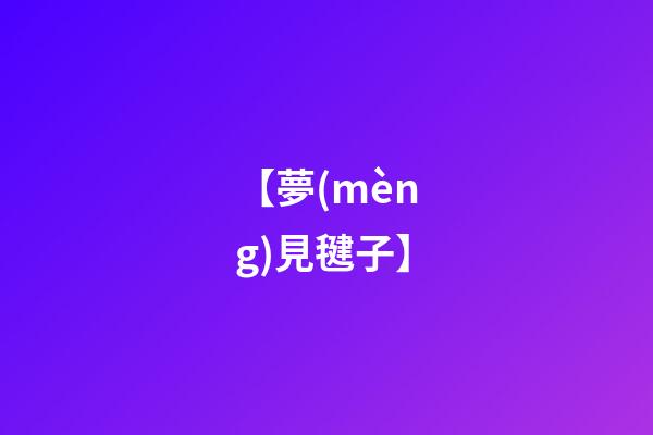 【夢(mèng)見毽子】