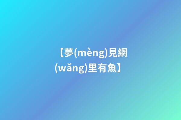 【夢(mèng)見網(wǎng)里有魚】