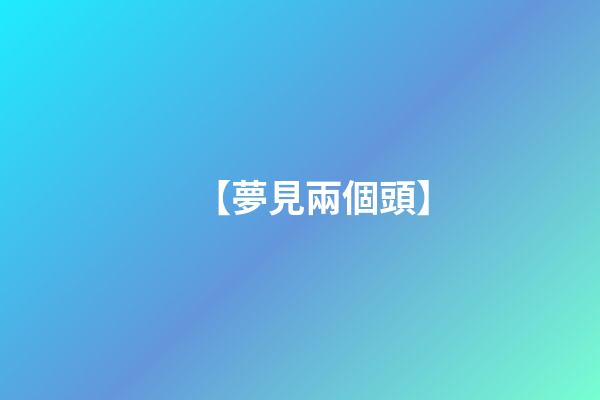 【夢見兩個頭】