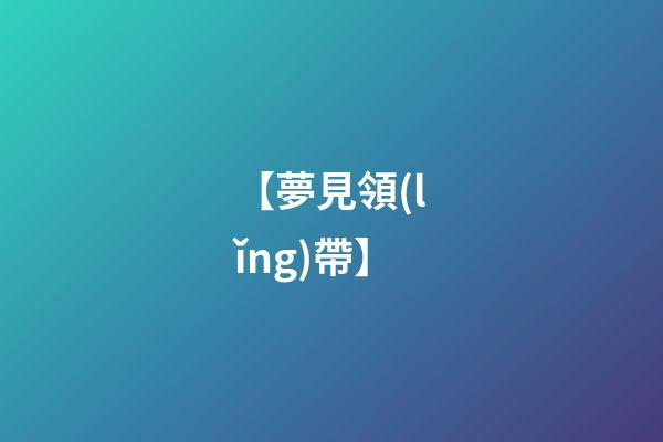 【夢見領(lǐng)帶】