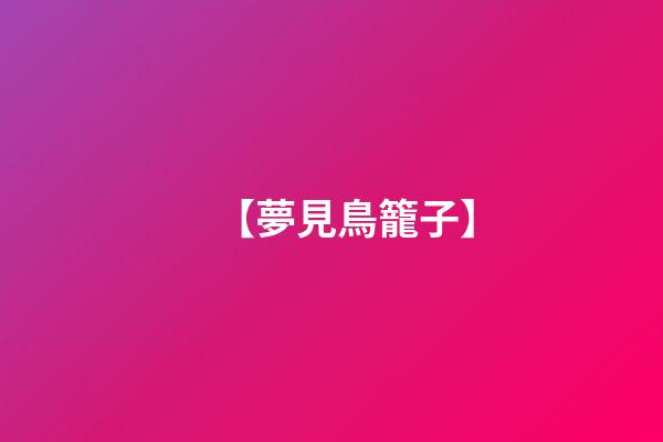 【夢見鳥籠子】