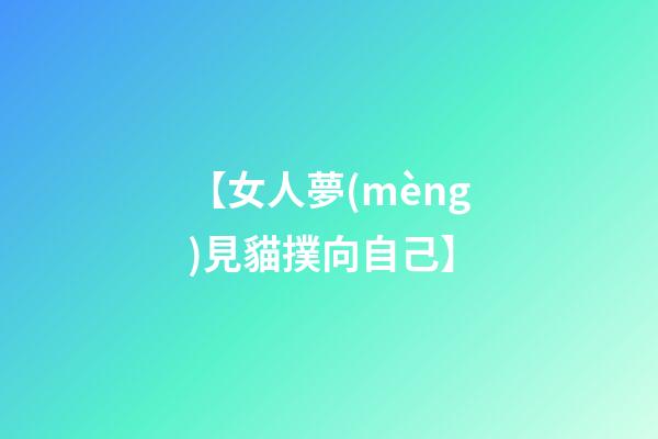 【女人夢(mèng)見貓撲向自己】