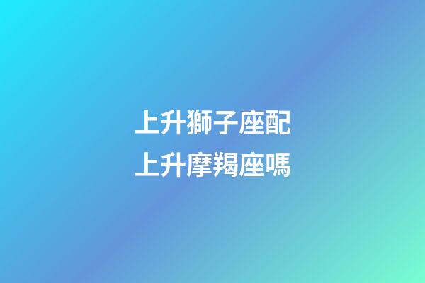 上升獅子座配上升摩羯座嗎-第1張-星座運勢-玄機派