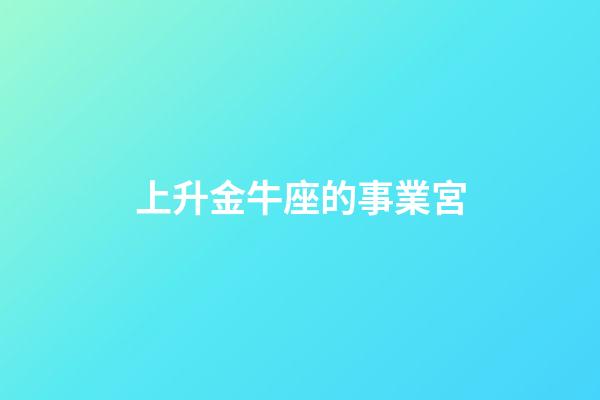 上升金牛座的事業宮-第1張-星座運勢-玄機派