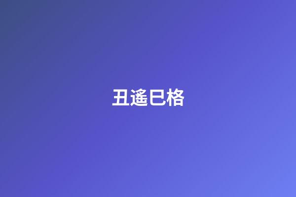 丑遙巳格